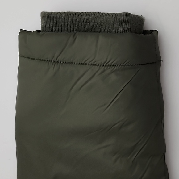 Hudson North Men's Olive Green Down Winter Hooded Puffer Parka  Coat Sz Medium - Picture 15 of 15